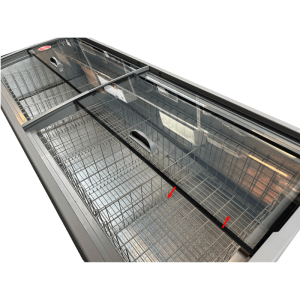 Congélateur Bahut Gris pour Supermarché - 630 L