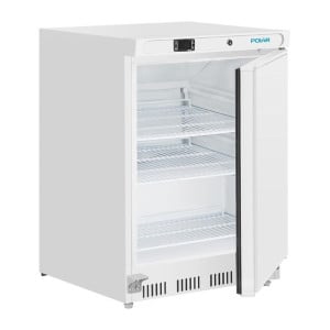 Weiße Positive Thekenkühlvitrine - 150 L - Polar