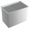 Ingebouwde IJscontainer in Roestvrij Staal - 485x305 MM
