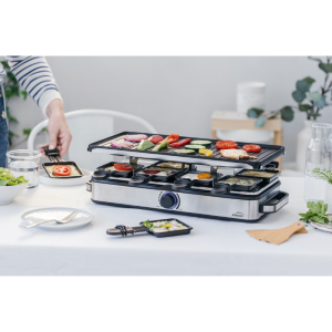 Raclette- en Grillapparaat - 8 Pannetjes