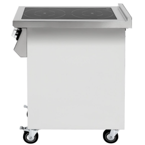 Inductiekookplaat met 2 Kookzones met Onderbouw