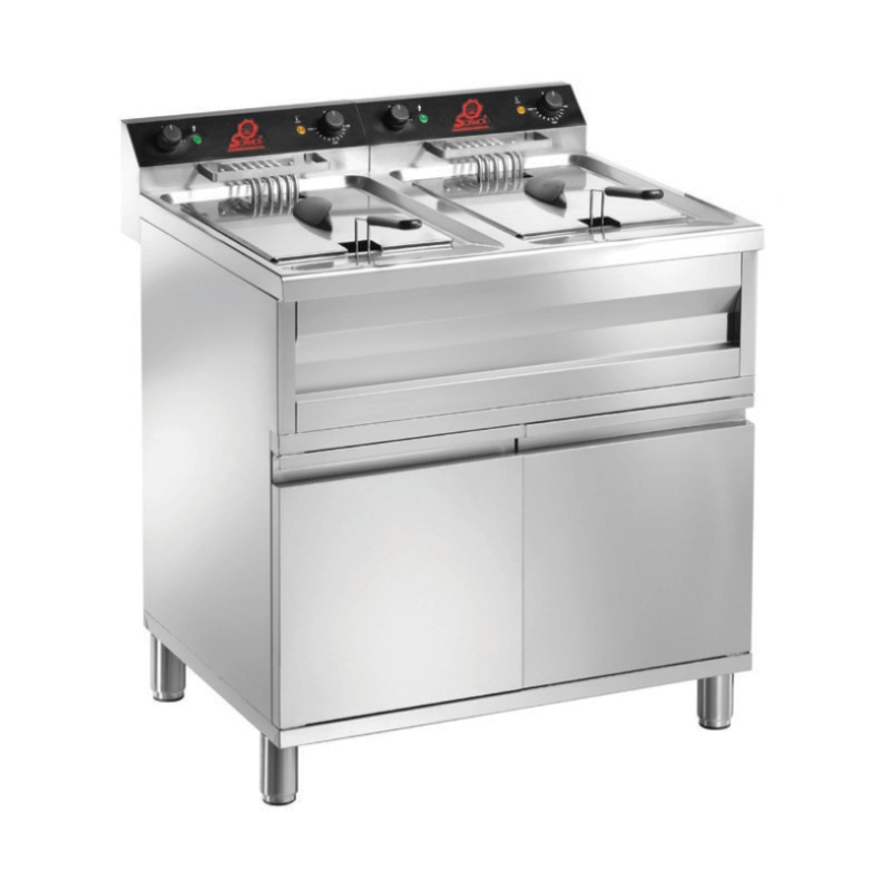 Friteuse op Kist - 2x12 L