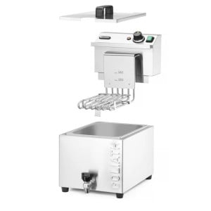 Friteuse met Aftapkraan - 10 L - HENDI