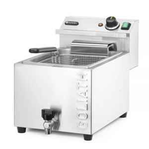 Friteuse met Aftapkraan - 10 L - HENDI