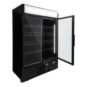 Koelvitrine - 2 Deuren - 1000 L - Dynasteel