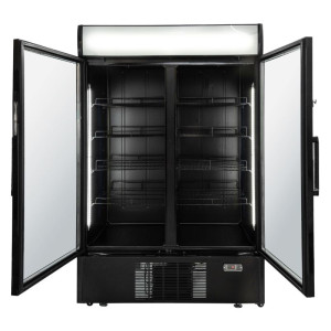 Koelvitrine - 2 Deuren - 1000 L - Dynasteel