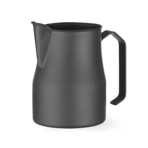 Zwarte Melkkan met Schenktuit V - 0,7 L - HENDI