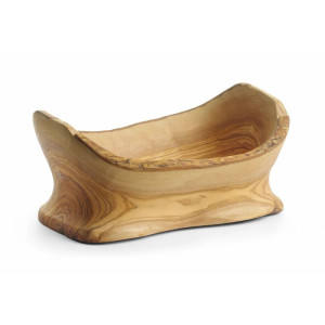 Decoratieve Kom van Olijfhout - 365 x 200 mm - HENDI