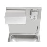 Voetbediende Handenwasser met Prullenbak, Zeep- en Papierdispenser - Dynasteel