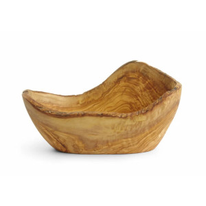 Decoratieve Kom van Olijfhout - 300 x 190 mm - HENDI