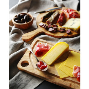 Serveerplank Olijfhout - 335 x 205 mm - HENDI