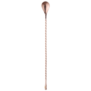 Koperen Cocktaillepel - L 385 mm
