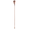 Koperen Cocktaillepel - L 385 mm