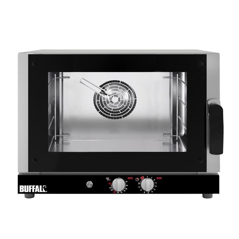 Convectieoven met Bevochtiger 4 x GN 1/1 - Buffalo Convectieoven met Bevochtiger 4 x GN 1/1 - Buffalo