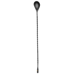 Zwarte Cocktaillepel - 385 mm