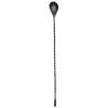 Zwarte Cocktaillepel - 385 mm