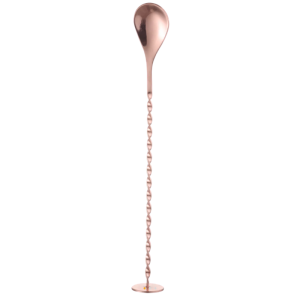 Cocktaillepel met Koperen Stamper - 280 mm