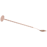 Cocktaillepel met Koperen Stamper - 280 mm