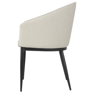 Meridian Sessel in Ecru - Set von 2
