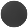 Plateau de Table Ronde Noir Mat - 600 mm