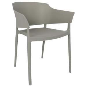 Lorenzo Café Graue Sessel - Set von 2