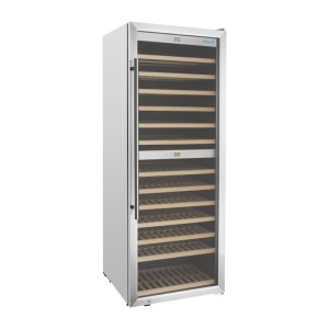 Bi-Zonen-Weinkeller Edelstahl - 320 L