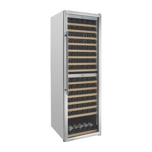 Cave à Vin Bi-Zone Série G Inox 450L