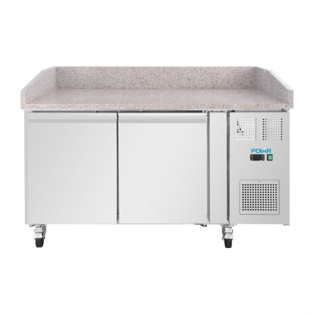 Pizza Counter 2 Deuren Serie U 428L - Polar