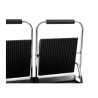 Dubbele contactgrill met geribbelde platen