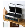 Dubbele contactgrill met geribbelde platen