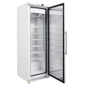 Vrieskast 400 L Glazen Deur Geventileerde Koeling -18/-22°C
