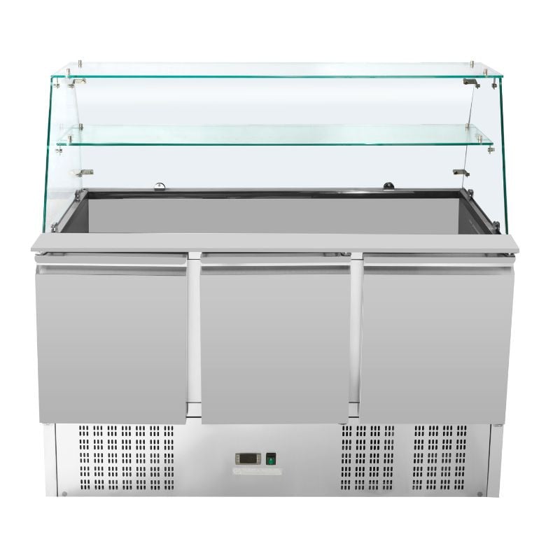 Saladette Koelkast 3 Deuren - 368 L - Dynasteel Saladette Koelkast 3 Deuren - 368 L - Dynasteel