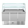 Saladette Koelkast 3 Deuren - 368 L - Dynasteel