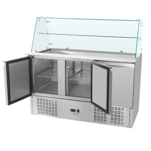 Saladette Koelkast 3 Deuren - 368 L - Dynasteel