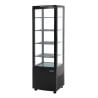 Koelvitrine - Gebogen Deur - Zwarte Serie C 235 L