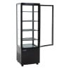 Koelvitrine - Gebogen Deur - Zwarte Serie C 235 L