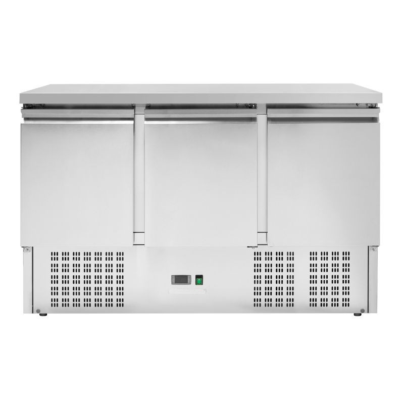 Compacte Koelwerkbank GN 1/1 Positief 3 Deuren Compacte Koelwerkbank GN 1/1 Positief 3 Deuren