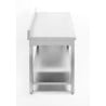 Table Inox Dosseret Étagère Dynasteel Robuste et Pratique