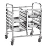 Doppelter Tablettwagen - 12 x GN 1/1 - HENDI