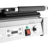 Dubbele contactgrill met geribbelde platen
