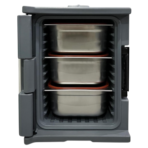 Isothermer GN-Behälter mit Frontbeladung Thermo-Box 600 LDPE