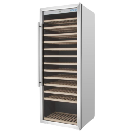 Stainless Steel Wine Cellar - 118 bottles