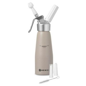 Siphon für Schlagsahne Taupe - 0,5 L - HENDI
