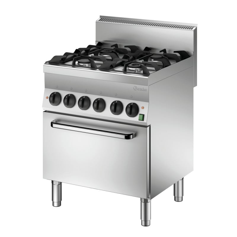 Gasherd mit 4 Brennern - Serie 650