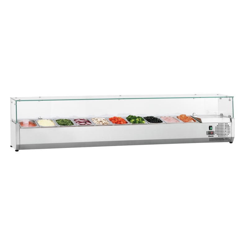 Refrigerated Saladette to Place - 10 x GN 1/4 Refrigerated Saladette to Place - 10 x GN 1/4