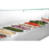 Saladette Koeling om Neer te Zetten - 10 x GN 1/4