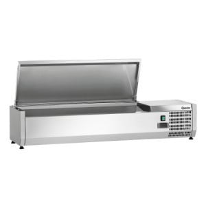Saladette Koelkast om op te zetten RVS - 5 x GN 1/4