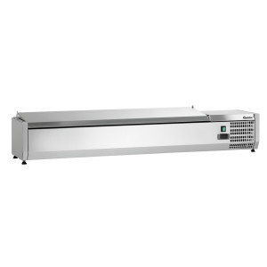 Saladette Réfrigérée à Poser Inox - 7 x GN 1/4