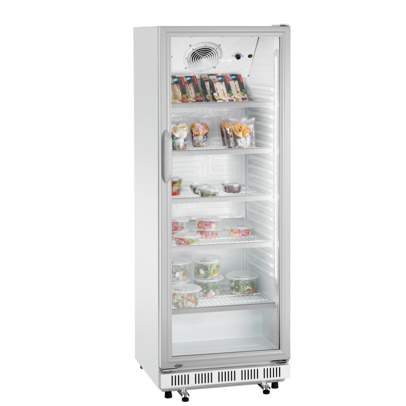 Witte Glazen Positieve Koelkast - 360 L - Bartscher Witte Glazen Positieve Koelkast - 360 L - Bartscher