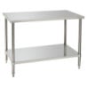 Table de Travail Inox avec Etagère Basse - P 700 mm - L 1200 mm - Bartscher